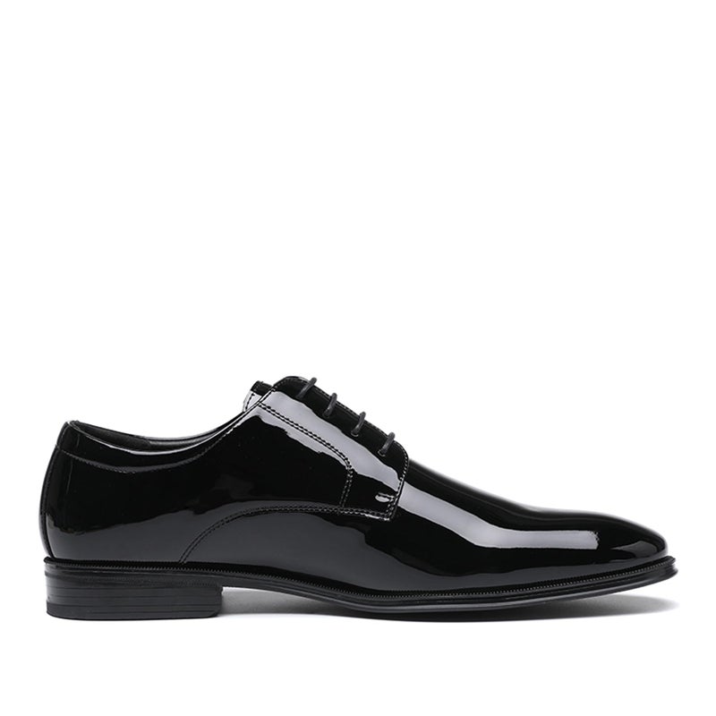 DECARSDZ Mens Classic Formal Oxford Lace-up Patent Leather Shoe for Men Wedding Suit Tuxedo Dress Shoes - Image 5