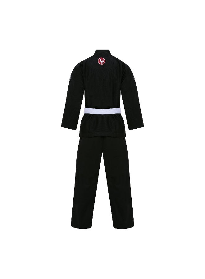 Tatsu بدلة تاتسو سيلفرباك للجيو جيتسو البرازيلية 2.0 سوداء - Image 3