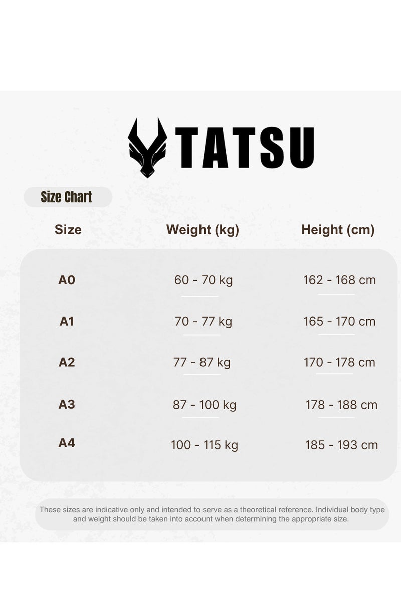 Tatsu بدلة تاتسو سيلفرباك للجيو جيتسو البرازيلية 2.0 سوداء - Image 4