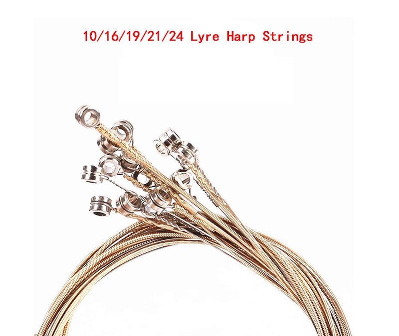 IRIDESCENT Sets of 16 Lyre Harp Strings Replacement Metal String for Lyre Harp - Image 3