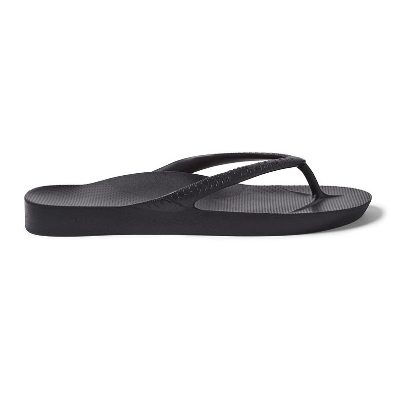 Archies Arch Support Flip Flops for Men & Women â€“ Orthotic Sandals for Plantar Fasciitis Relief â€“ Lightweight, Cushioning, Shock-Absorbing Sandals for Walking, Foot Pain & All-Day Comfort - Black (US Men's 7 / US Women's 8) - Image 5