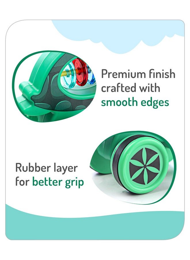 Storio Baby Products Pull Along Toddler Toy, Pull Along Toy with Attractive Design, Developmental Toy for 1 Year Old Girl Boy - Turtle - Image 2