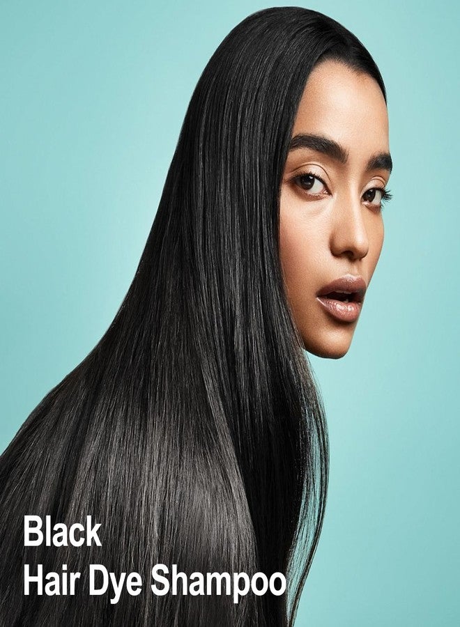 Agthyuve Hair Dye Shampoo 3 in 1, Black Hair Dye 16.9 FL Oz, Hair Shampoo, Semi-Permanent Hair Color Shampoo, Lasts 30 Days (Black) - Image 5