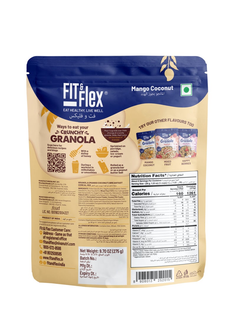 Fit & Flex Baked Granola Mango Coconut - Image 2