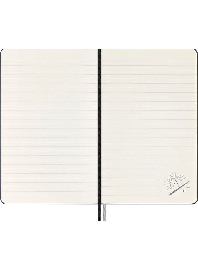 MOLESKINE Moleskine Wizarding World Harry Potter Limited Edition Spells Collection, Lumos Notebook with glow in the dark special-effect, Hard Cover, Ruled, Large (5" x 8.25"), Black, 176 pages  - Image 4