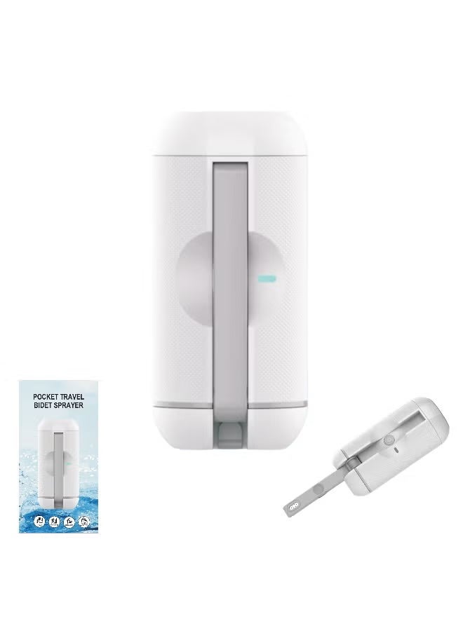 BlueFire Portable Electric Bidet Sprayer – High-Quality Pocket Size Personal Hygiene Washer, Rechargeable Travel Bidet (White) - Image 3