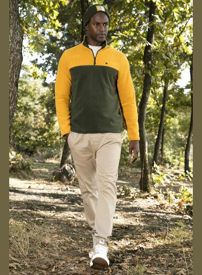 Buratti Buratti Regular Fit Anti-Pilling Non-Pilling Standing Collar Winter Raised Polar Fleece Men's POLAR 5906016