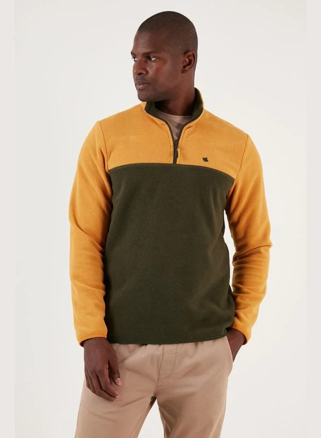 Buratti  Buratti Regular Fit Anti-Pilling Non-Pilling Standing Collar Winter Raised Polar Fleece Men's POLAR 5906016 for Men | Best Price UAE