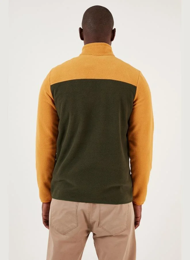 Buratti  Buratti Regular Fit Anti-Pilling Non-Pilling Standing Collar Winter Raised Polar Fleece Men's POLAR 5906016 for Men | Best Price UAE