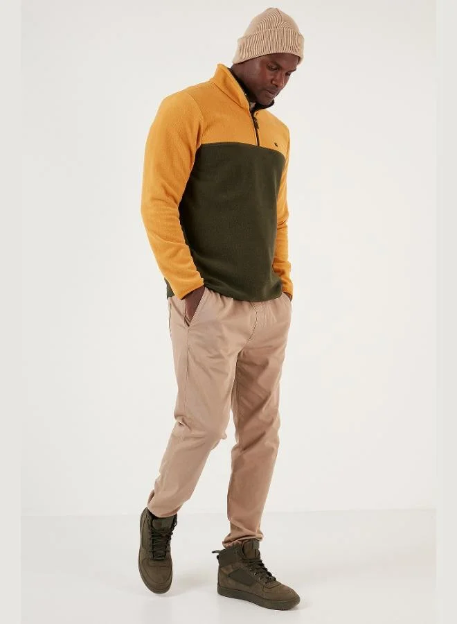 Buratti  Buratti Regular Fit Anti-Pilling Non-Pilling Standing Collar Winter Raised Polar Fleece Men's POLAR 5906016 for Men | Best Price UAE