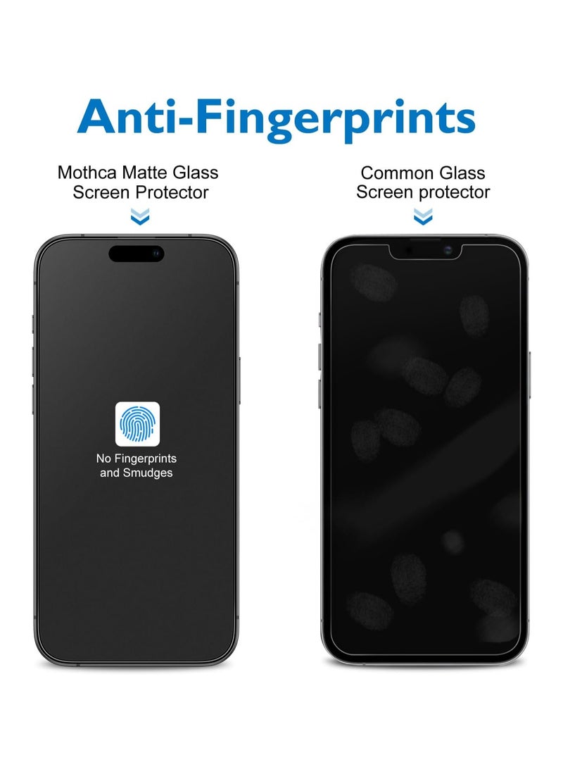 FARROBIZZ Anti-Glare, iPhone 14 Glass Film (2 Sheets) + iPhone 14 Camera Film (2 Sheets), Tempered Glass, LCD Screen Protector, Game Film, Smooth Touch, Japanese Asahi Glass Material, Fingerprint  - Image 3