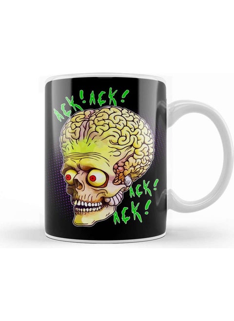 Print Shop Mars Attacks Ack Ack Alien Head Mug Porcelain