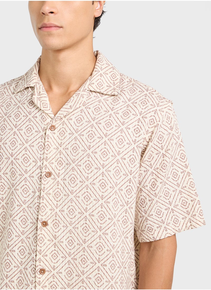JACK & JONES Jprbluvincent Print Resort  Shirt  - Image 3