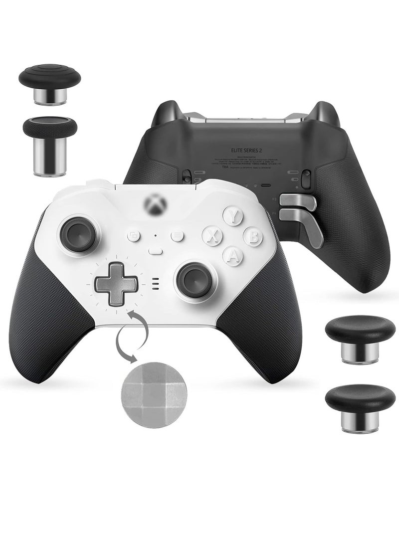 12-In-1 Xbox Elite Series 2 Controller Accessories 6 metal thumb sticks, 2 arrow keys, 4 picks, and 1 regulator for Xbox Elite Controller Series 2 Core Accessory Parts (Silver) - Image 4