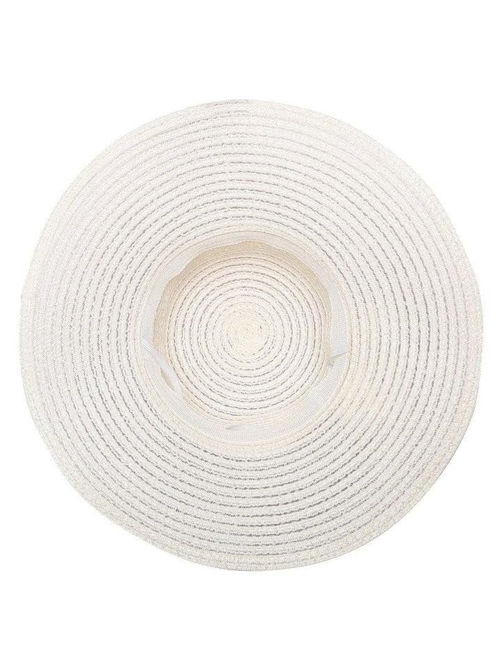 CLOTHERA Lightweight Summer Brim Straw Beach Hats for Women (Beige) - Image 3