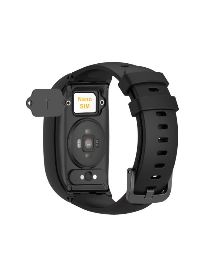 All Netcom Intelligent Aging-proof Positioning Anti-lost Bracelet Outdoor Protection Gifts For Special People-Color:Black  - Image 5