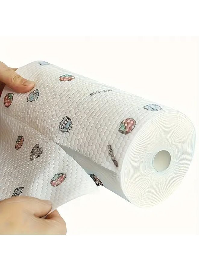 مناشف ورقية مطبخ قابلة لإعادة الاستخدام من الألياف الدقيقة 100 قطعة مع حامل المناشف الورقية - Image 4