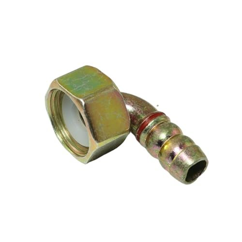 PZRT 4 Point Universal Elbow Gas Pipe Connection Water Pipe Adapter with Gasket and Nut Shower Tap Mounting Connector for Gas Cooker Pipework Special Fittings - Image 1