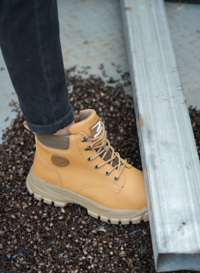 أحذية رجالية ذات أصابع فولاذية وخفيفة الوزن وآمنة ومريحة ومقاومة للثقب وأحذية عمل غير قابلة للتدمير وأحذية رياضية أنيقة. - Image 5