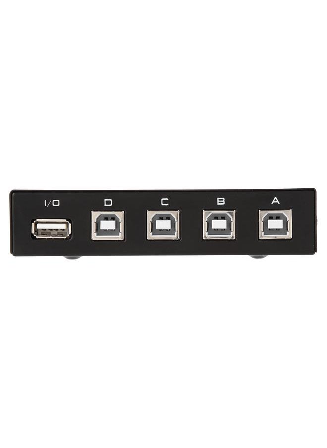Thoraya 2/4 Port USB 2.0 Manual Sharing Switch Switcher Box for PC Printer Scanner (4 Port)  - Image 3