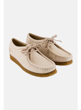 clarks Women Lace Up Casual Shoes, Beige  - Image 1