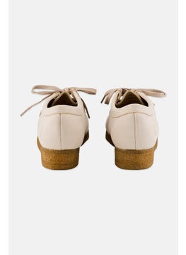 clarks Women Lace Up Casual Shoes, Beige  - Image 2