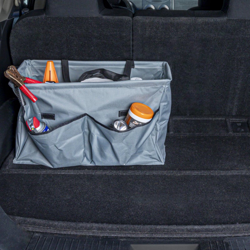 Household Essentials Gray Krush Container All-Purpose Utility Tote with Pockets - Image 3