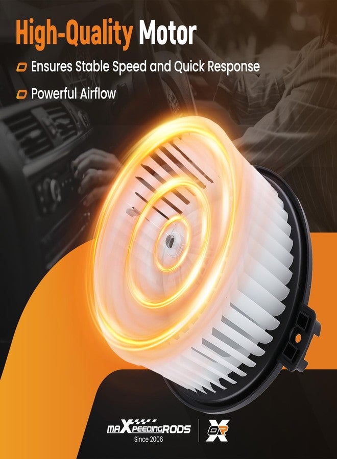 maXpeedingrods محرك منفاخ نظام التكييف والتهوية من ماكسبيدينغرودز مع قفص مروحة، مناسب لسيارات تويوتا كامري CE LE XLE، وسولارا SE SLE موديلات 1997-2003 - Image 5