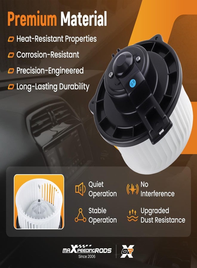 maXpeedingrods محرك منفاخ نظام التكييف والتهوية من ماكسبيدينغرودز مع قفص مروحة، مناسب لسيارات تويوتا كامري CE LE XLE، وسولارا SE SLE موديلات 1997-2003 - Image 4