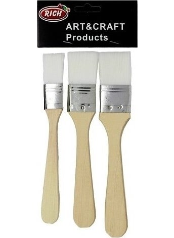 RICH - Brush Set Economical White Bristle 3-Piece 78-11228 - Image 1