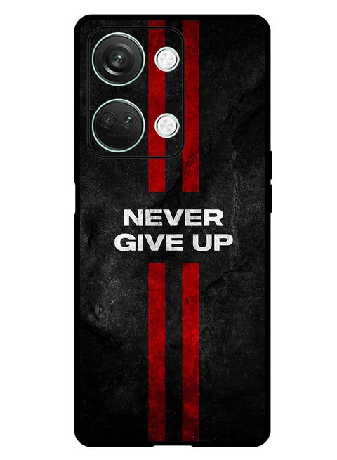 Protective Case Anti Scratch Shock Proof Bumper Cover For OnePlus Nord 3 Never Give up stripes