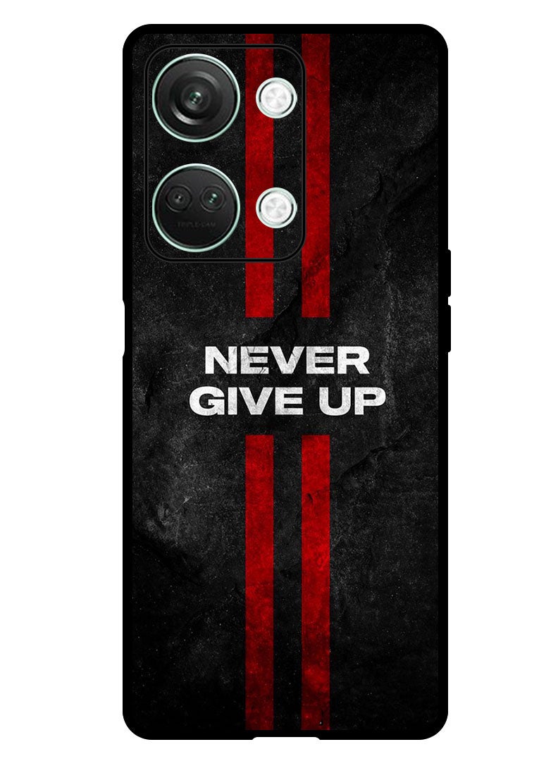 Protective Case Anti Scratch Shock Proof Bumper Cover For OnePlus Nord 3 Never Give up stripes