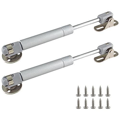 Augiimor 120N/26lbs Gas Strut Lift Support 6 Inch Length Hydraulic Gas Spring, Safety Lift Support, Cabinet Door Lift Pneumatic Support for Cabinet Toy Box, Pack of 2 - Image 1