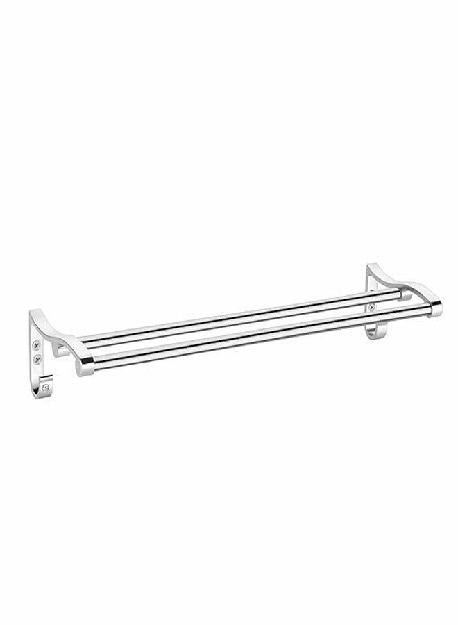 FILOX Stainless Steel Towel Rack for Bathroom | Wall Mounted Towel Rod with Hooks | Rust Proof Bathroom Towel Holder | Heavy Duty Towel Stand for Home, Hotel & Kitchen - Image 2