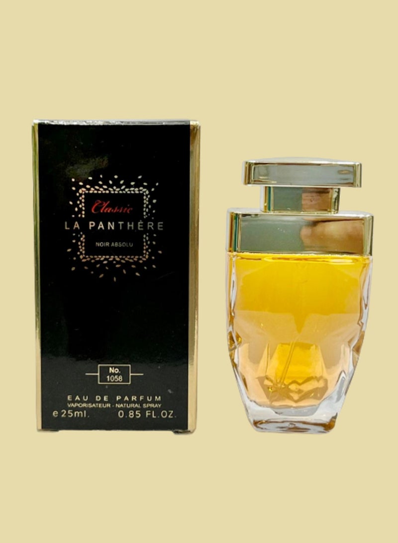 Classic 5 Pieces La Panthere Noir Absou Perfume Number 1058 25 Ml EDP - Image 3
