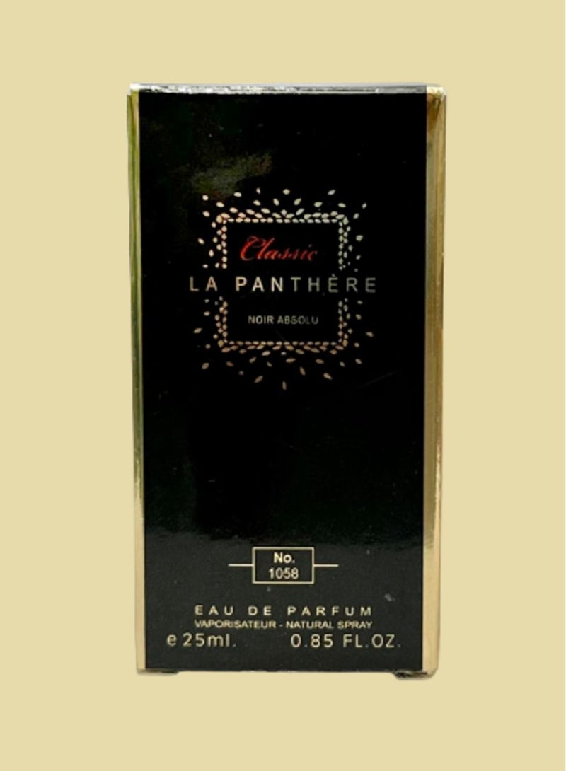 Classic 5 Pieces La Panthere Noir Absou Perfume Number 1058 25 Ml EDP - Image 2