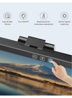 Arabest Computer Monitor Light, Monitor Light Bar with RGB Backlight, Eye Caring LED Screen Monitor Light Bar, USB Powered Monitor Lamp with Touch Sensor, No Screen Glare Desk Lamp for Pc, Office, Gaming  - Image 5