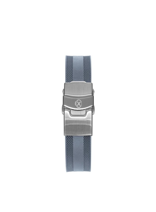 INO Design StrapXPro Watch Band 21mm Curved-end Rubber Watch Strap Replacement for Seiko Prospex Speedtimer SSC911, SSC913, SSC915, SSC927, SSC929, SSC931, SSC935, SSC939, SSC941, SSC943, SSC945, SSC947 (Grey - Image 3