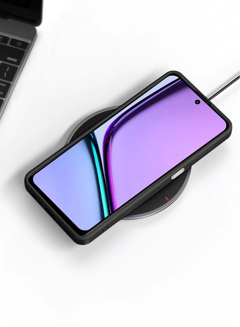 Techie Stylish TPU Silicone Back Cover Case for Realme C67– Slim Fit Design, Smooth and Soft – Black - Image 4