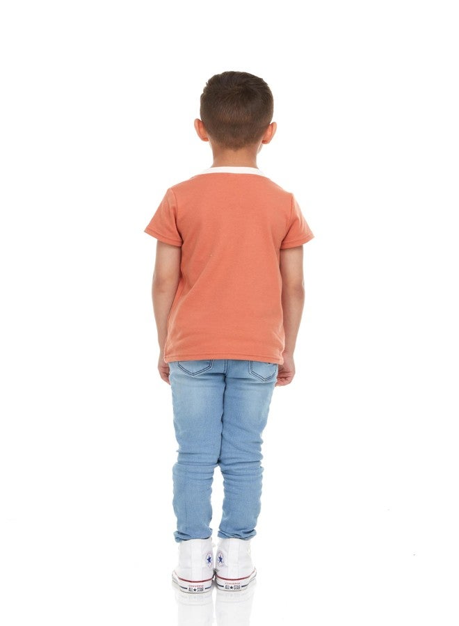 Cudlie 5-Pack Toddler/Baby Boy Short Sleeve Shirts - Premium Quality T-Shirt Tops for Lightweight Comfort and Style.Multipack Infants and Childrens Essentials. - Image 5