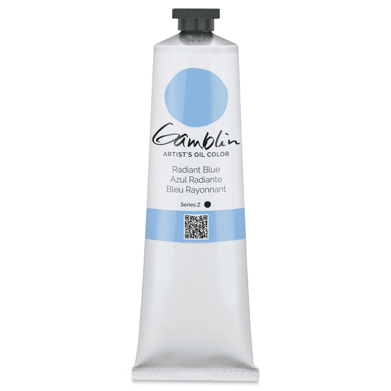 Gamblin Artist Oil Color - Radiant Blue - 150 ml Tube - Image 5