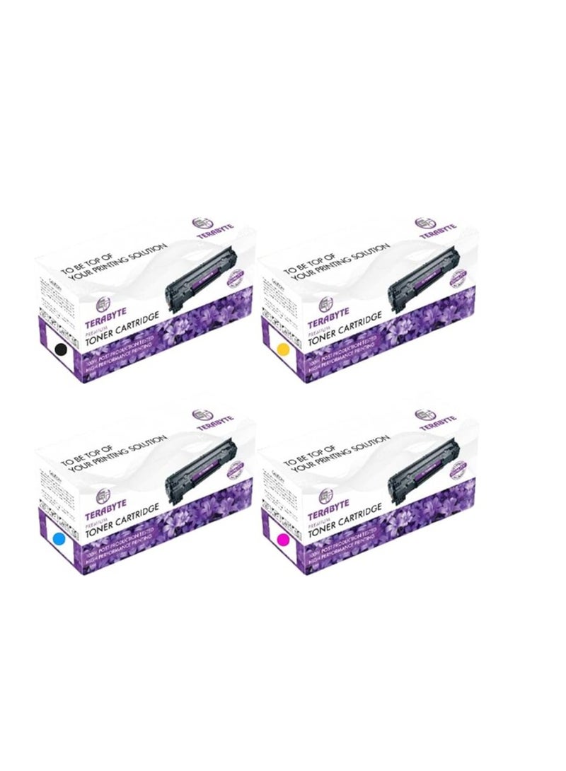 Terabyte 230A With Update Chip Toner Cartridge Is Compatible with HP Color LaserJet Pro 4203dn, 4203dw, MFP 4303dn, MFP 4303fdn, MFP 4303fdw (W2300A Black, W2301A Cyan, W2302A Yellow, W2303A Magenta) - Image 1