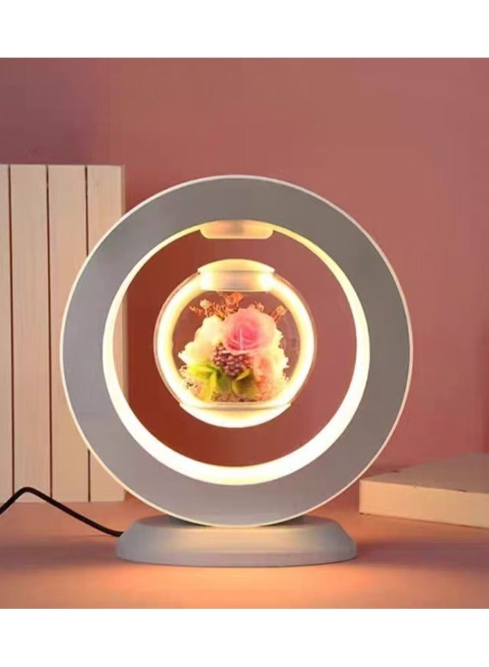 Visionaware Valentines Day Gift Lovers Floating Table LED Night Light Magnetic Levitation Creatives Lamp Desk Lamp Home Decor  - Image 3
