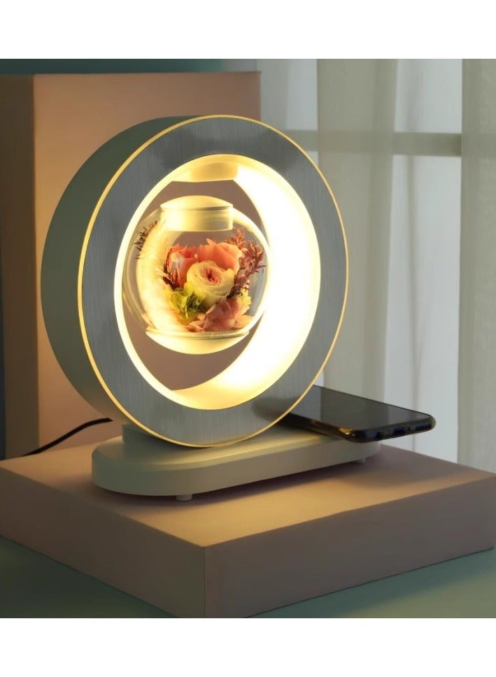 Visionaware Valentines Day Gift Lovers Floating Table LED Night Light Magnetic Levitation Creatives Lamp Desk Lamp Home Decor  - Image 5