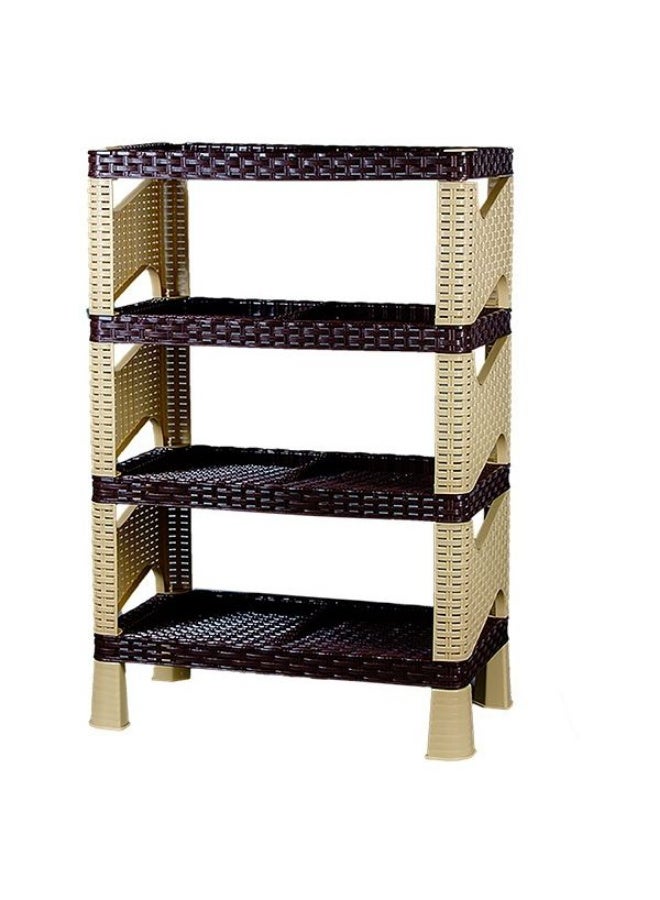 اکو بلاستيك جزامة دورج رتان  بلاستيك 4 دور الرحمة مقاس 75X50 سم متعدد الاوان 00232124 - Image 1