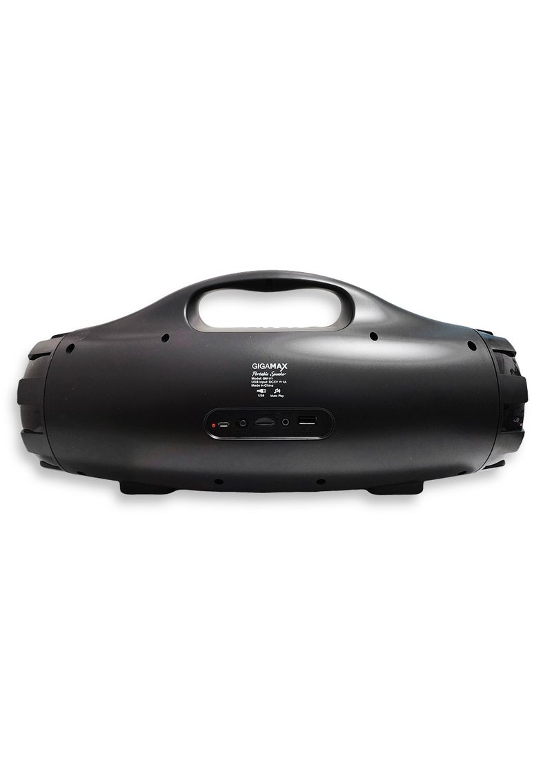 Gigamax - Portable Bluetooth Speaker GM-111 System (USB Port, AUX Input Jack, TF Micro Card SD, Black) - Image 1