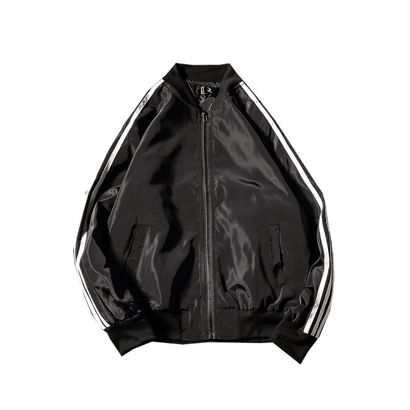 جاكيتات رقيقة للربيع والخريف للرجال، جاكيتات عصرية على الطراز الكوري للطلاب الذكور، جاكيتات فضفاضة غير رسمية، ملابس رياضية للرجال - Image 3