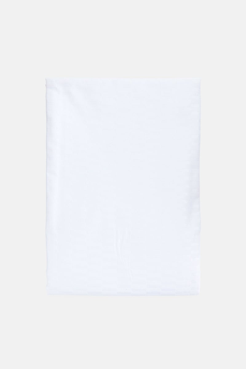 AMG Premium Fabric Shower Curtain Liner, White - Image 1