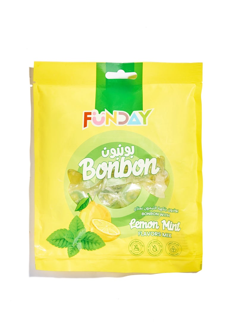 Funday Bonbon Lemon Mint Bag 80 grams 