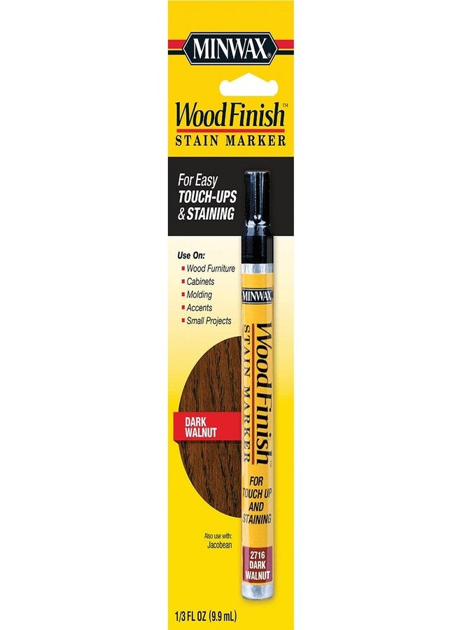 Minwax Wood Finish Semi-Transparent Dark Walnut Oil-Based Stain Marker 0.33 oz. - Image 1